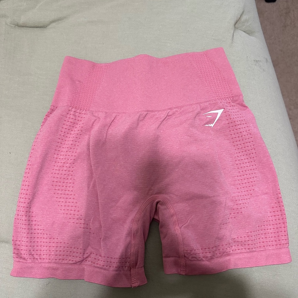 Pink Gymshark Vital seamless workout shorts